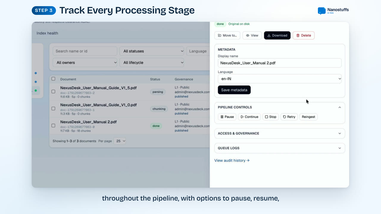 NanoAI RAG — 3-Minute Product Walkthrough | made with ngram