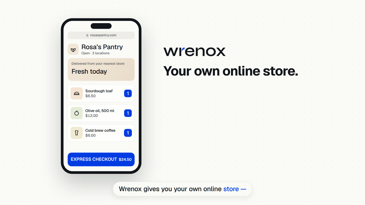 Wrenox — Your own online store | made with ngram