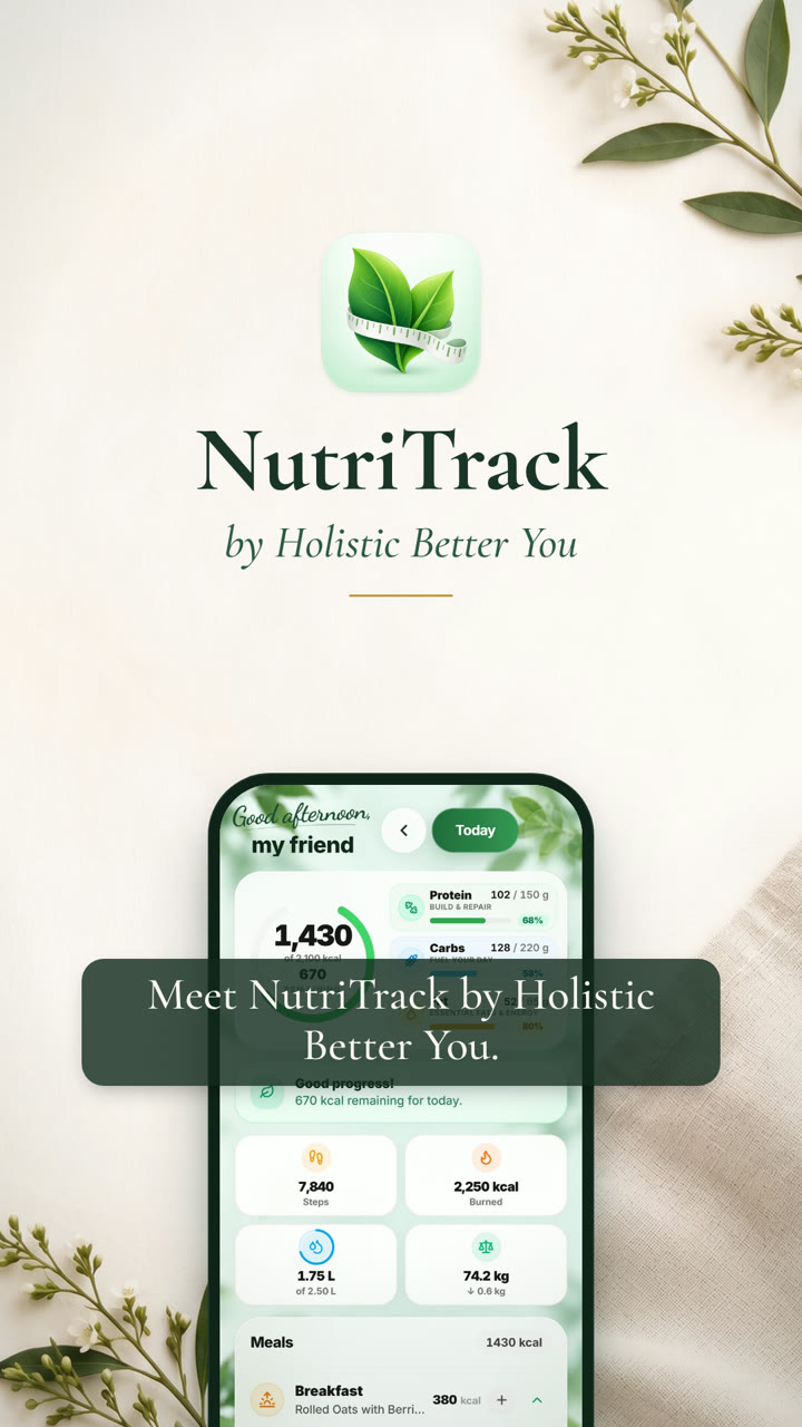 NutriTrack by Holistic Better You — Reel | made with ngram